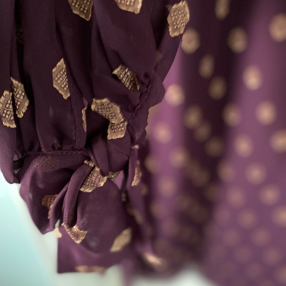 Women’s Calvin Klein purple/gold dress size 22W - Picture 2 of 10